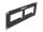 DELOCK Easy 45 10" Patchpanel Ausschnitt 2x 90,5 x 45,2mm 2 HE schwarz