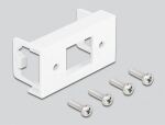 DeLOCK Netzwerk Verlängerungskabel für Easy 45 Modul S/FTP RJ45 Buchse zu RJ45 Buchse Cat.6A 3 m schwarz