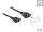 DeLOCK Netzwerk Verlängerungskabel für Easy 45 Modul S/FTP RJ45 Buchse zu RJ45 Buchse Cat.6A 3 m schwarz