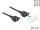 DeLOCK Netzwerk Verlängerungskabel für Easy 45 Modul S/FTP RJ45 Buchse zu RJ45 Buchse Cat.6A 25 cm schwarz