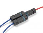 DELOCK Kabelverbinder RJ45 Buchse > 2x RJ45 Buchse Cat.6A wasserfest