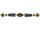 DeLOCK Kabelverbinder für Außenbereich 3 Pin, IP68 wasserdicht, schraubbar, Kabeldurchmesser 4,5 - 7,5 mm schwarz