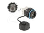 DELOCK Kabelverbinder RJ45 Buchse > Cat.6A LSA blau...