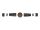 DeLOCK Kabelverbinder für Außenbereich 5 Pin, IP68 wasserdicht, schraubbar, Kabeldurchmesser 4,5 - 7,5 mm schwarz