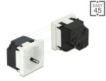 DELOCK Easy 45 Schutzkontakt-Steckdose 45°-Anordnung...
