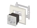 DELOCK Easy 45 Schutzkontakt-Steckdose 45°-Anordnung 45 x 45 mm