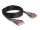 DELOCK Cinch RGB Verlängerungskabel 3x Stecker > 3x Buchse 3m