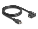 DELOCK USB 10Gbps Kabel Typ-E Key A 20 Pin ST > USB-C BU gewinkelt 0,7m