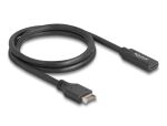 DELOCK USB 10Gbps Kabel Typ-E Key A 20 Pin ST > USB-C BU 0,7m