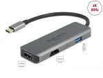 DELOCK USB-C > Dual HDMI Adapter mit 4K 60Hz und USB Port