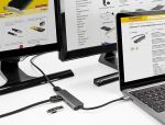 DELOCK USB-C > Dual HDMI Adapter mit 4K 60Hz und USB Port