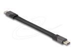 DELOCK USB 40 Gbps FPC Flachbandkabel USB Type-C > USB Type-C 15cm PD 3.0