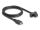 DELOCK USB 10Gbps Kabel Typ-E Key A 20 Pin Stecker > USB-C BU zum Einbau 0,7m