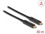 DELOCK Aktives Optisches USB-C Video Kabel 4K 60Hz 30m