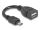 DELOCK USB 2.0 OTG Kabel Typ Micro-B Stecker > Typ-A Buchse 11cm