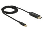 DELOCK USB Kabel Type-C > HDMI (DP Alt Mode) 4K 60Hz koaxial 1,0m