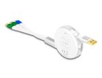 DELOCK USB 3-in-1 Aufrollladekabel Typ-A > Micro USB/ 2x USB Type-C