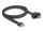 DELOCK USB 10Gbps Flachbandkabel Typ-E Key A 20 Pin ST > USB-C BU Einbau 0,75m
