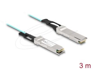 DELOCK Aktives Optisches Kabel QSFP+ 3m