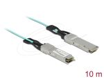 DELOCK Aktives Optisches Kabel QSFP+ 10m
