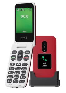 doro Leva E30 4G - rot-weiß