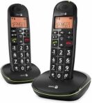 Doro PhoneEasy 100w Duo DECT-Telefon Schwarz