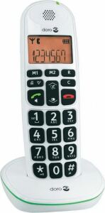 Doro PhoneEasy 100w DECT-Telefon Anrufer-Identifikation Weiß