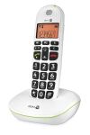 Doro PhoneEasy 100w DECT-Telefon Anrufer-Identifikation Weiß