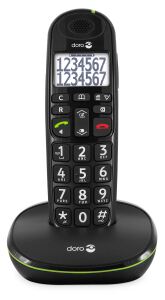Doro PhoneEasy 110 DECT-Telefon Anrufer-Identifikation Schwarz