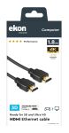 ekon HDMI Ethernet Metallkabel 4K Ultra HD 1,8m