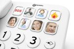 Geemarc PHOTOPHONE 110 Schnurgebundenes Telefon mit großen Tasten