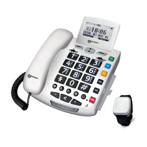 Geemarc SERENITIES 100 PACK Notruftelefon mit Fallsensor-Armband