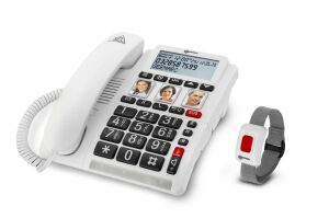 Geemarc CL610 Schnurgebundenes Notruftelefon mit SOS-Armband