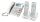 Geemarc AMPLIDECT COMBI 295-2 Schnurgebundenes Telefon +2  DECT295 AD Mobilteile