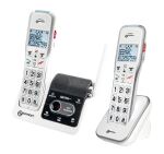 Geemarc AMPLIDECT 595-2 U.L.E Duo Schnurloses Telefon mit 2 Mobilteile