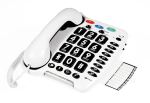 Geemarc CL100 Schnurgebundenes Telefon mit grossen Tasten - 30dB