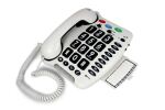 Geemarc CL100 Schnurgebundenes Telefon mit grossen Tasten - 30dB