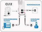 Geemarc CL12 Klingeltonverstärker für Telefon mit Extra Blitzlicht