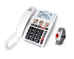 Geemarc CL9000 -  4G Schnurgebundenes Notruftelefon mit Notrufarmband