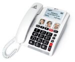 Geemarc CL9000 -  4G Schnurgebundenes Notruftelefon mit Notrufarmband
