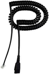 Jabra Anschlusskabel QD auf RJ10, spiral 0,5 - 2m