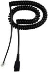 Jabra Anschlusskabel QD auf RJ10, spiral 0,5 - 2m