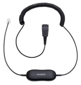 Jabra GN 1216 Anschlusskabel SmartCord QD auf RJ9 spiral