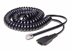Jabra Anschlusskabel QD auf RJ10 spiral 0,5  - 2m