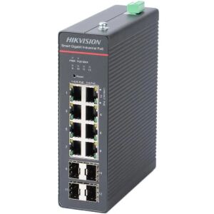 HIKVISION DS-3T1512HP-SI-8P4F Industrie-Switch PoE