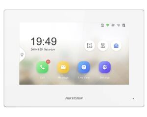 HIKVISION DS-KH6320-WTE1-W Innenstation 7" IP weiß