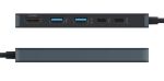 Targus HyperDrive Dock HD4101BKGL Flex 5 USB-C 100W schwarz
