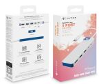 Targus HyperDrive Dock HD4101BUGL Flex 5 USB-C 100W weiß/blau
