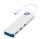 Targus HyperDrive Dock HD4101BUGL Flex 5 USB-C 100W weiß/blau