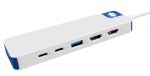 Targus HyperDrive Dock HD4103BUGL Flex 9 USB-C 100W...